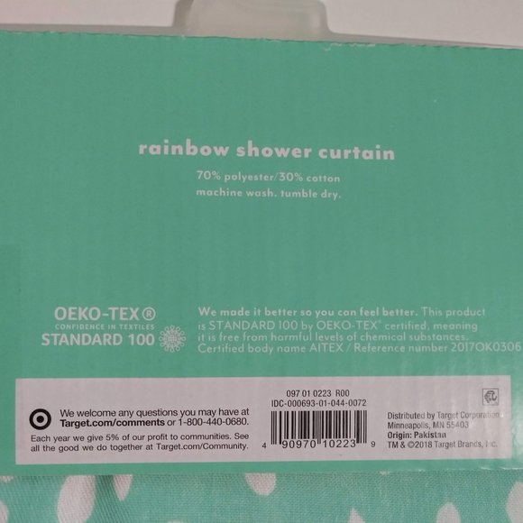 Rainbow Shower Curtain - Picture 4 of 6